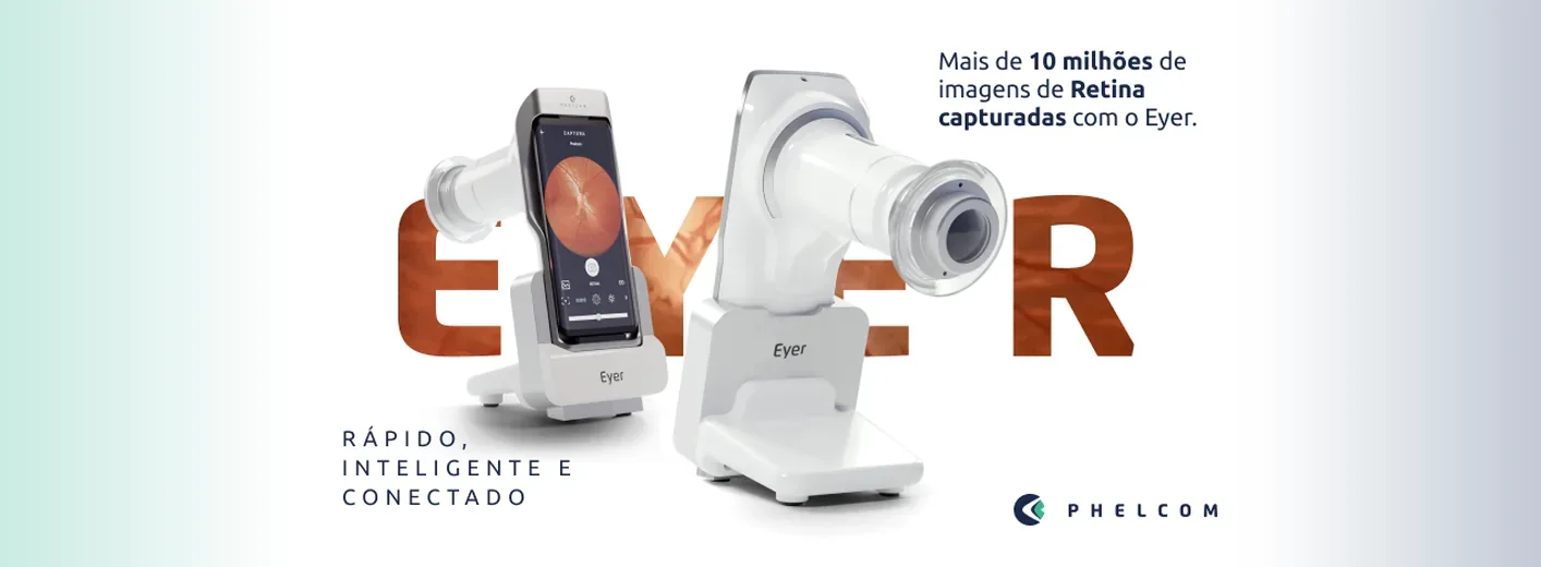 Banner Eyer, rápido, inteligente e conectado, mais de 10 milhões de imagens de retina capturadas