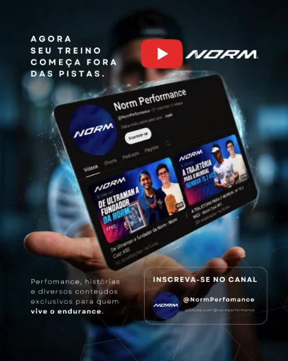 Anúncio Norm, divulgação do canal no YouTube